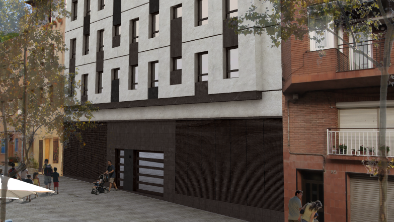 Façana render Liszt. Ajuntament de Badalona