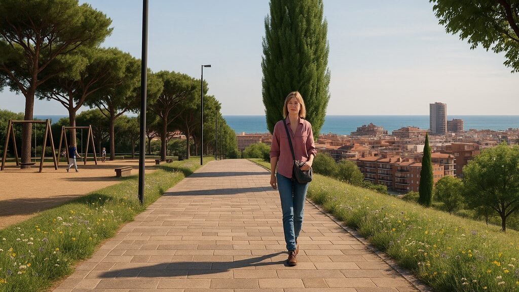 Parc Nelson Mandela (recreació). Ajuntament de Badalona