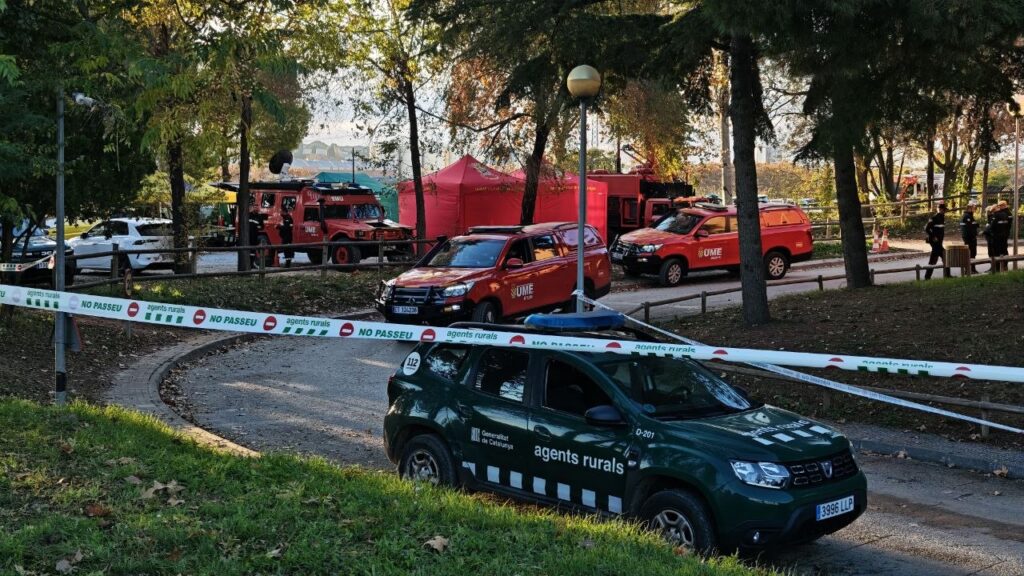 Centre de comandament avançat del dispositiu de contenció de la pesta porcina africana. Foto: BDNDigital