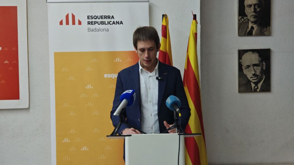 Roda de premsa d'Esquerra