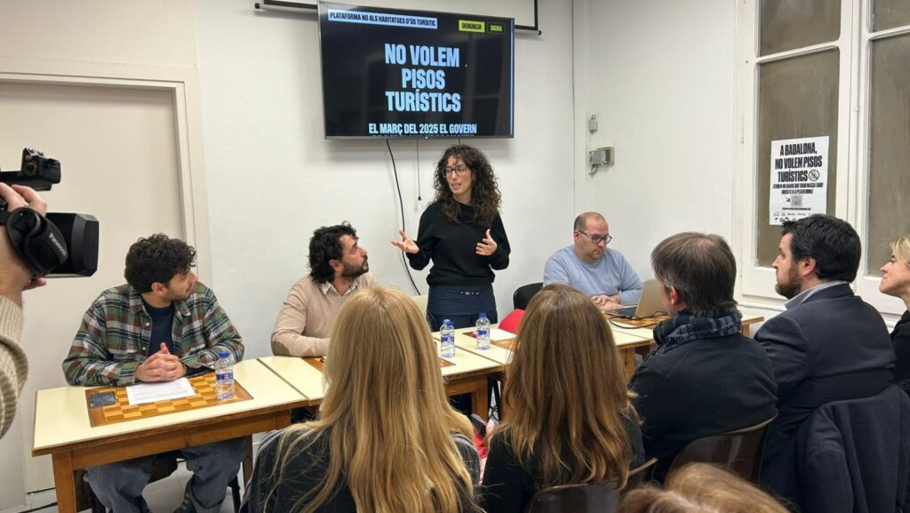 Presentació plataforma #NoVolemPisosTurístics