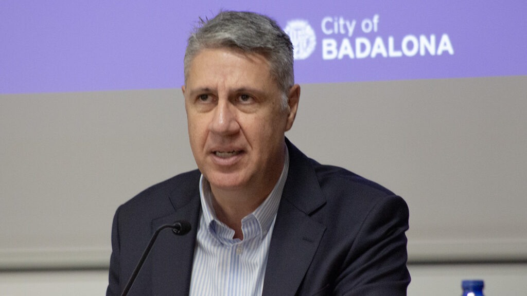 Xavier García Albiol, alcalde de Badalona