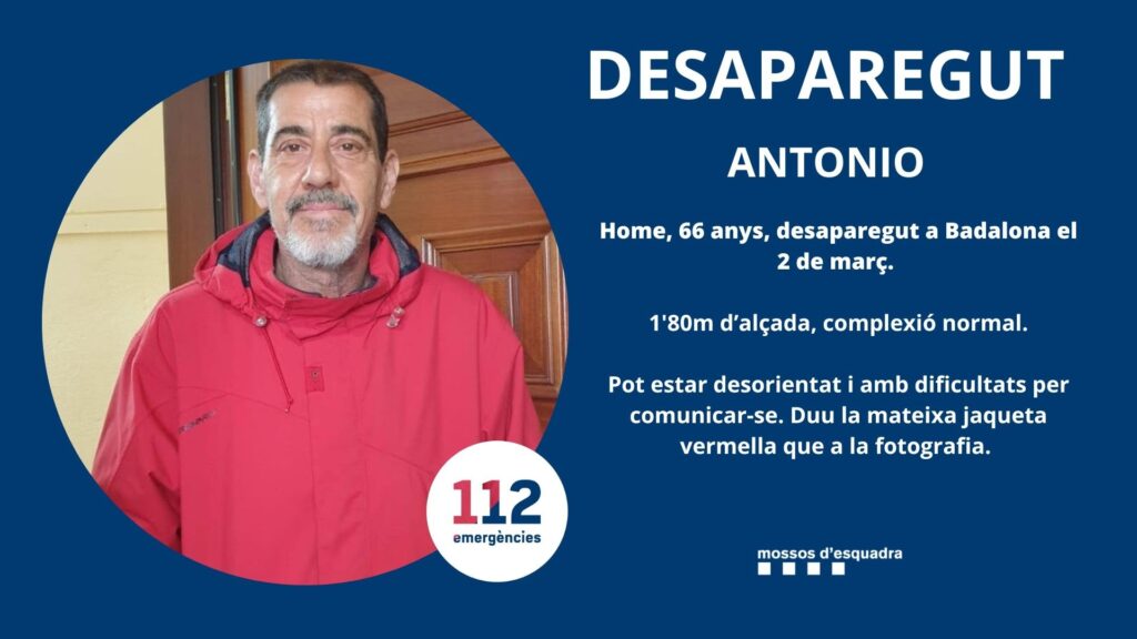 Antonio, veí desaparegut