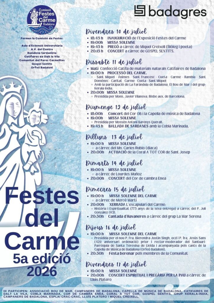Festes del Carme Badalona 2026